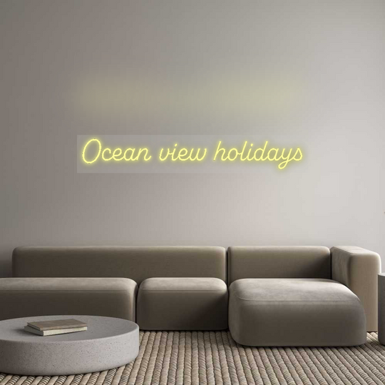 Custom Neon: Ocean view ho...