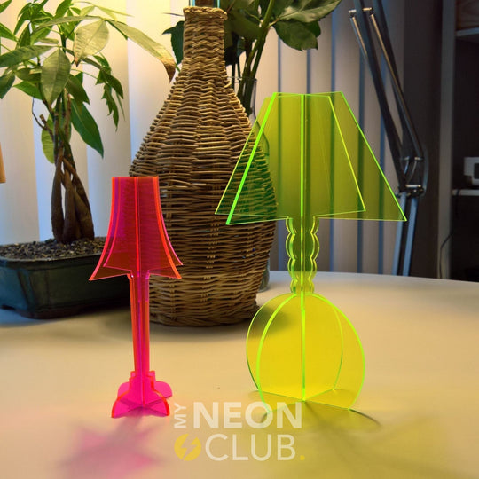 Neon Acrylic Sculpture - Lamp