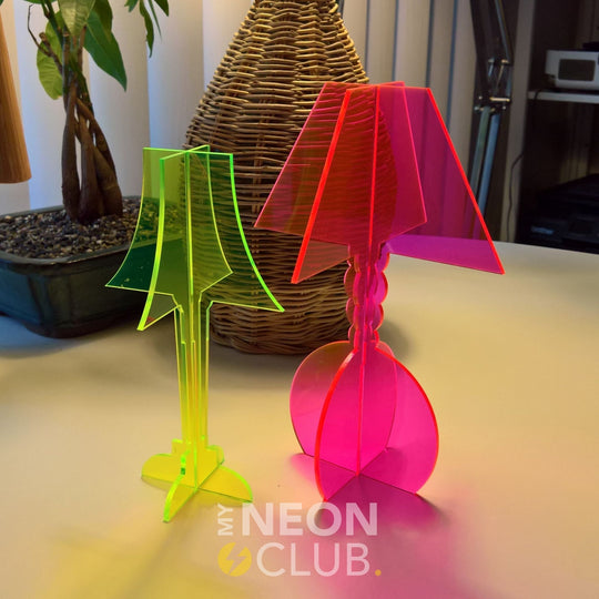 Neon Acrylic Sculpture - Lamp