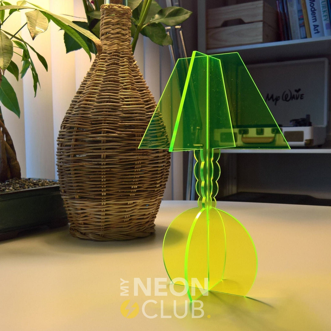 Neon Acrylic Sculpture - Lamp