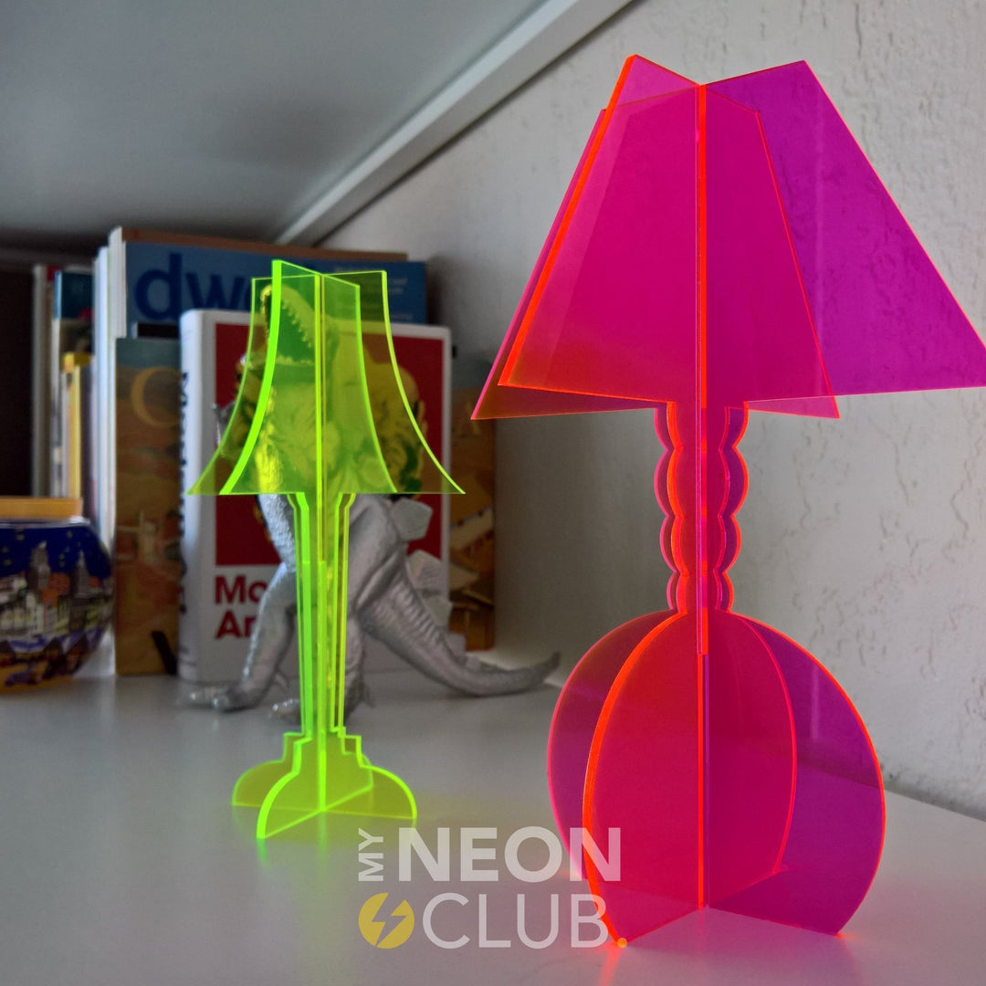 Neon Acrylic Sculpture - Lamp