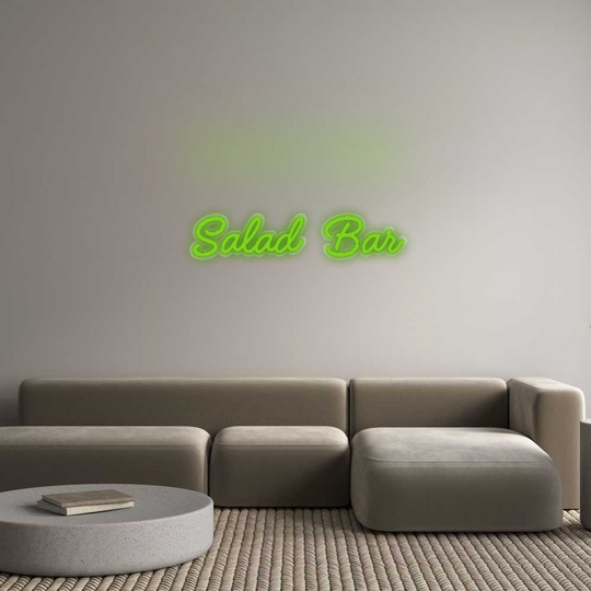 Custom Neon: Salad Bar