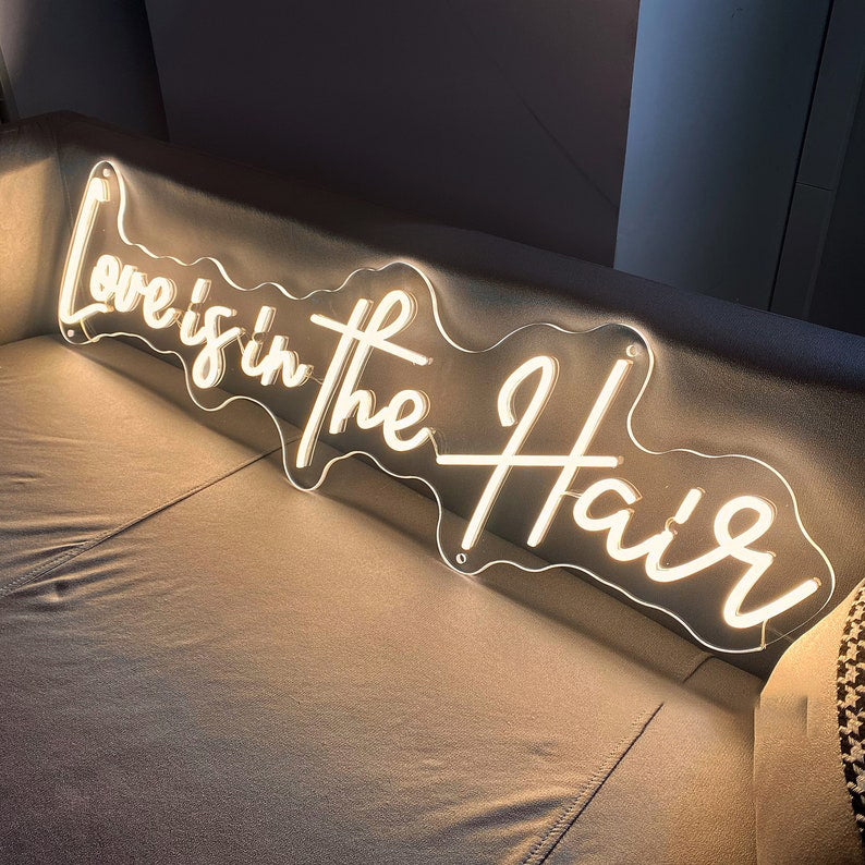 Love is in the hair neon 
