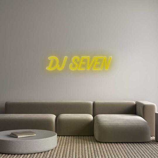 Custom Neon: DJ SEVEN